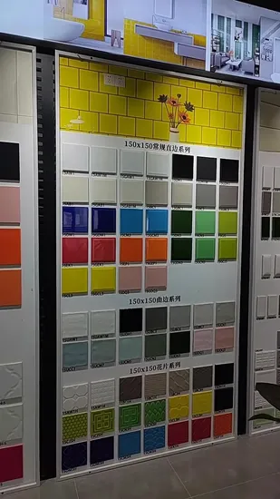 Azulejo de mosaico de vidro hexagonal para decoração de interiores de banheiro 300X300mm
