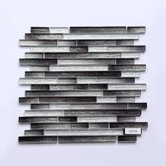 Azulejos de fábrica para piscinas e azulejos decorativos de mosaico de vidro para parede