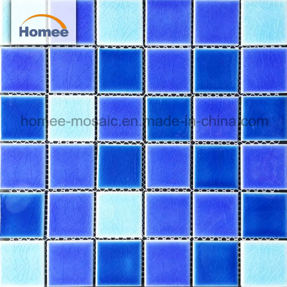 Azulejo de mosaico de cerâmica colorida de alta qualidade e melhor preço 300X300mm para piscina