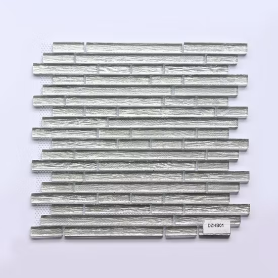 Azulejos de cristal de cozinha China Adesivo de parede Diamante espelho metálico Azulejo de mosaico para cozinha Backsplash Mosaico Adesivos de parede
