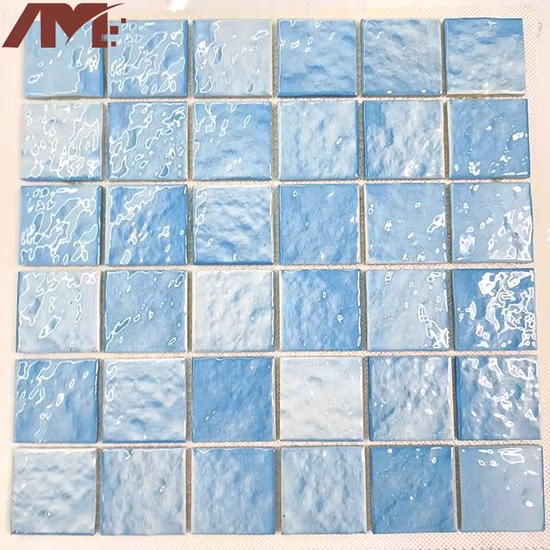 China Azulejo de mosaico de vidro cristal cerâmico para piscina