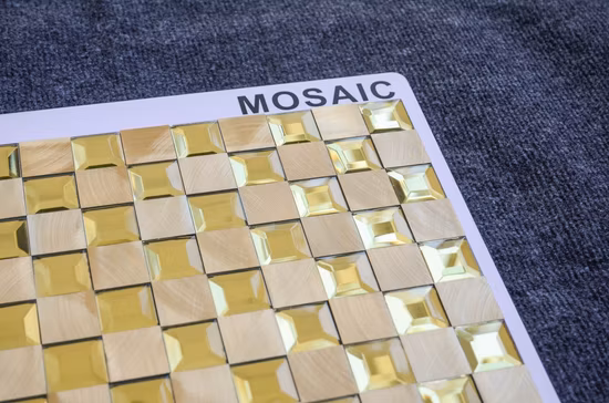 Azulejos de mosaico de mistura de vidro metálico com melhor preço de fábrica